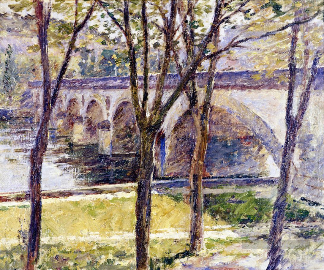 Pont près de Giverny Théodore Robinson Peintures à l'huile